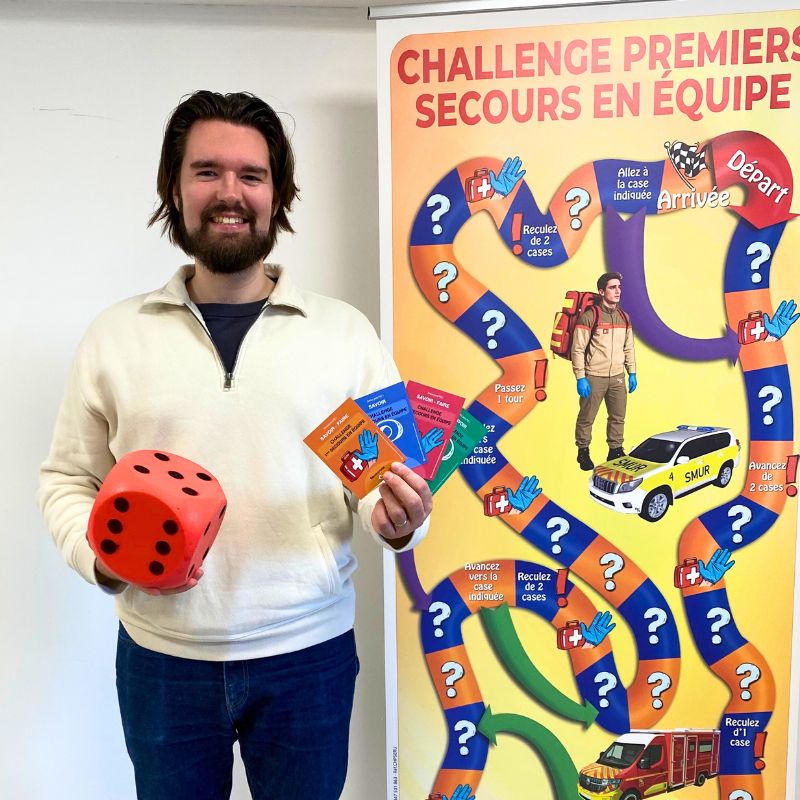 jeu challenge Premiers secours en equipe